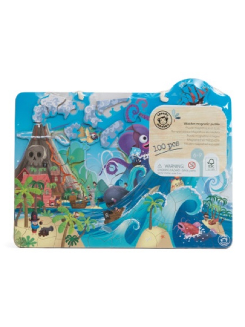 Magnetic Pirate Island Puzzle - Blue Ocean Adventure